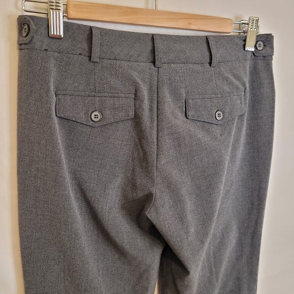 Joe B Benbasset Juniors Gray Flare Pants Size 3 Y2K Bootcut Stretch Office Wear - Picture 3 of 8
